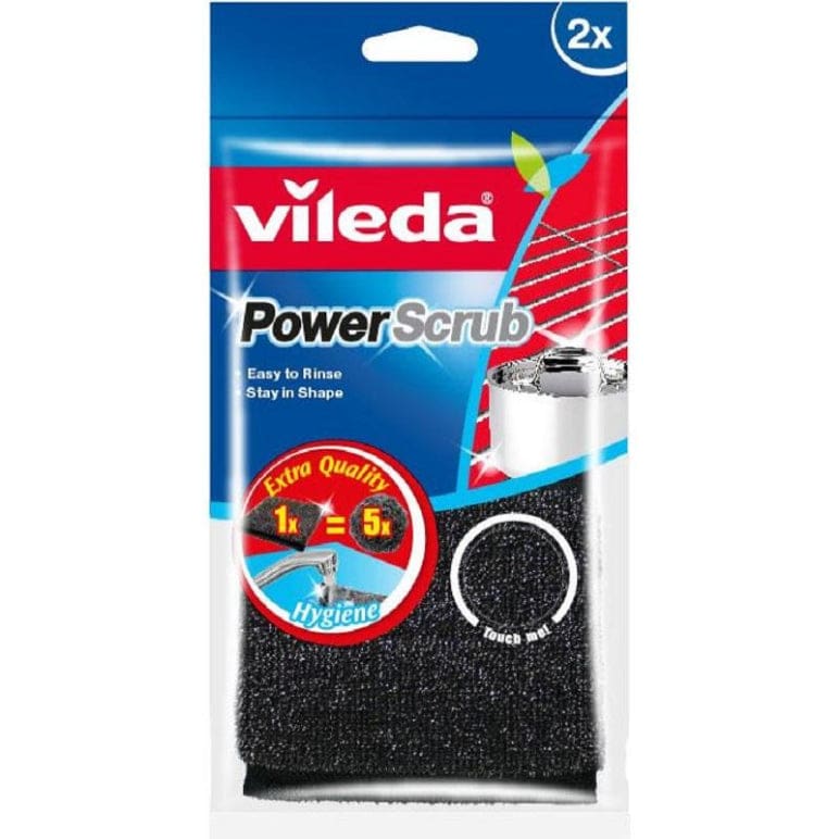 Vileda Power Scrub Scourer 2 Pack front image on Livehealthy HK imported from Australia