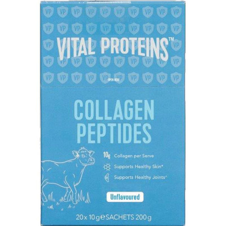 Vital Proteins Collagen Peptides Sachets 20x10g front image on Livehealthy HK imported from Australia