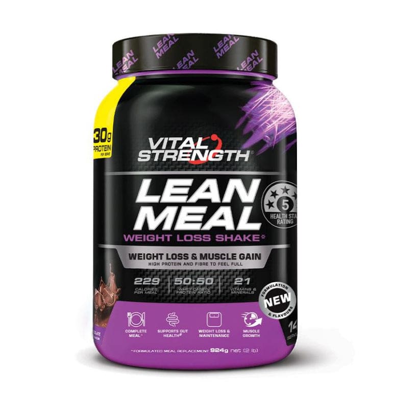 VitalStrength Lean Meal Chocolate 924g front image on Livehealthy HK imported from Australia