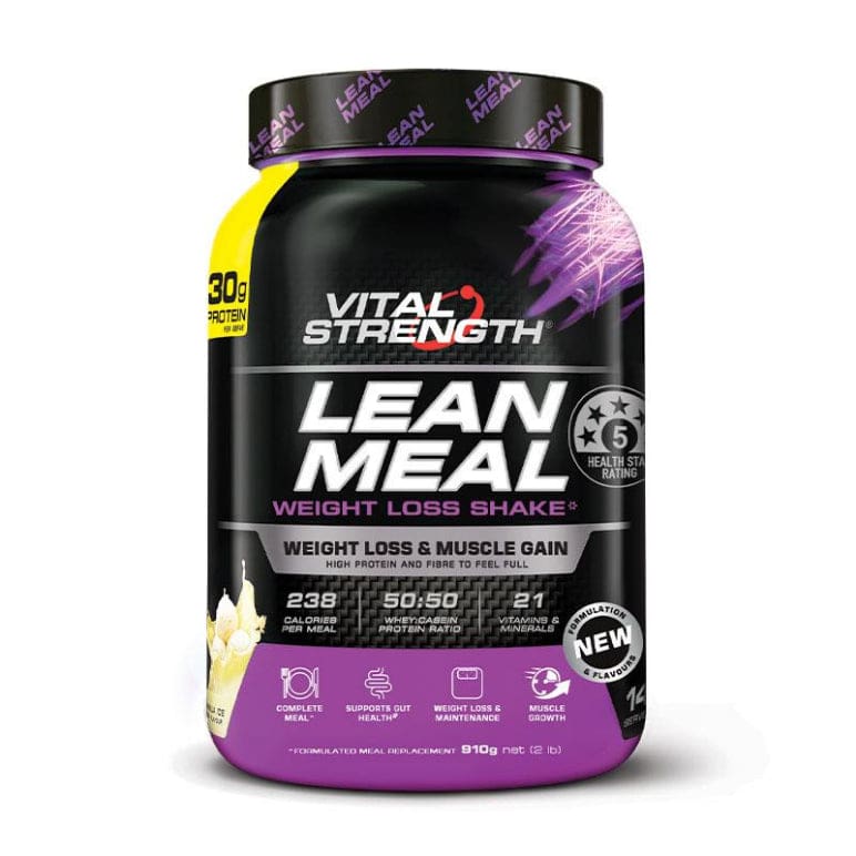 VitalStrength Lean Meal Vanilla 910g front image on Livehealthy HK imported from Australia
