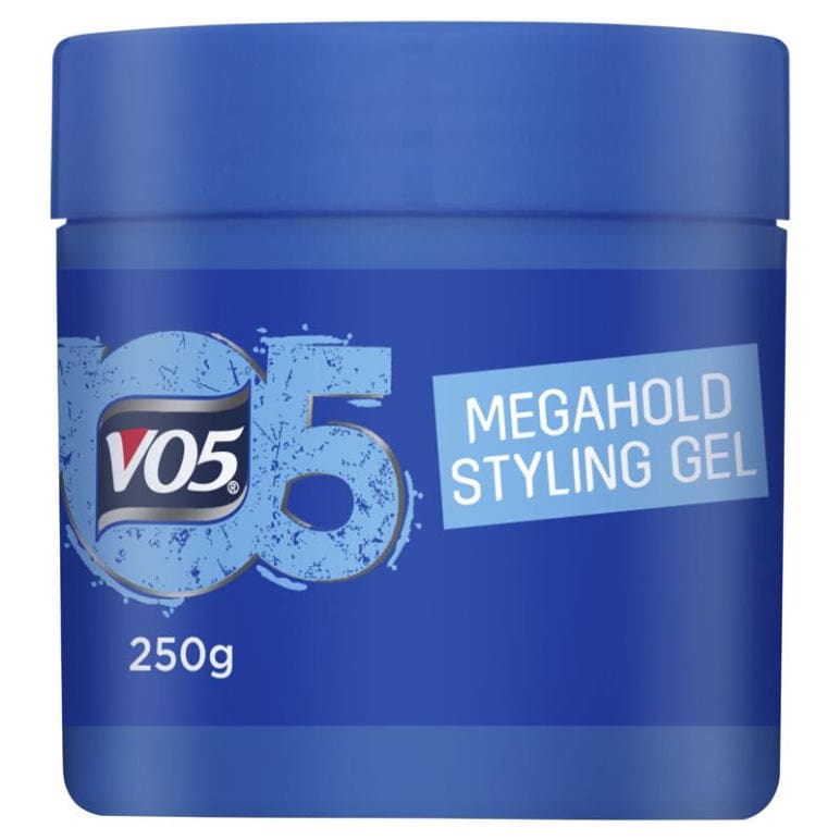 Vo5 Styling Gel Tub Mega Hold 250g front image on Livehealthy HK imported from Australia
