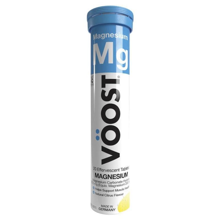 Voost Magnesium Effervescent 20 Pack front image on Livehealthy HK imported from Australia