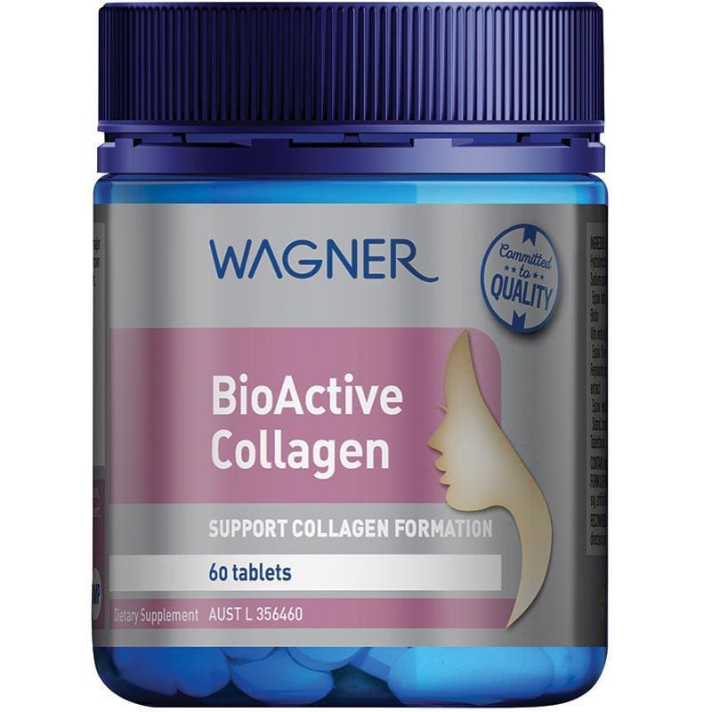 Wagner Bioactive Collagen 60 Tablets front image on Livehealthy HK imported from Australia
