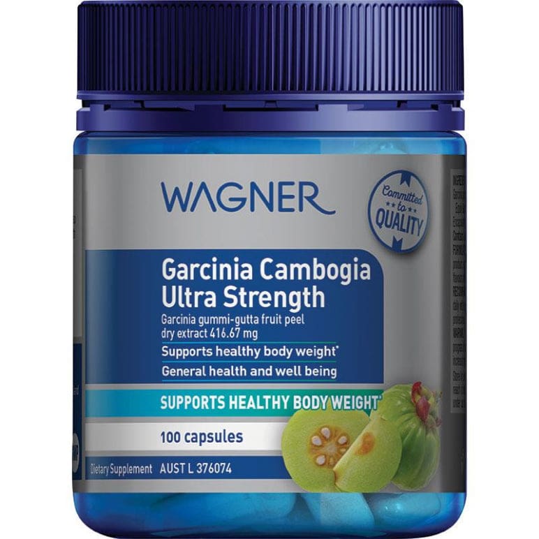 Wagner Garcinia Cambogia Ultra Strength 5000 100 Capsules front image on Livehealthy HK imported from Australia