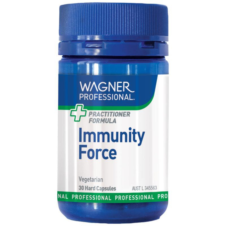 Wagner Professional Immunity Force 30 Vegetarian Capsules front image on Livehealthy HK imported from Australia