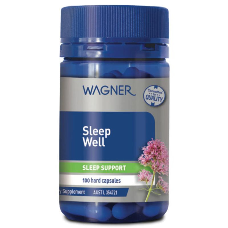 Wagner Sleep Well 100 Capsules front image on Livehealthy HK imported from Australia