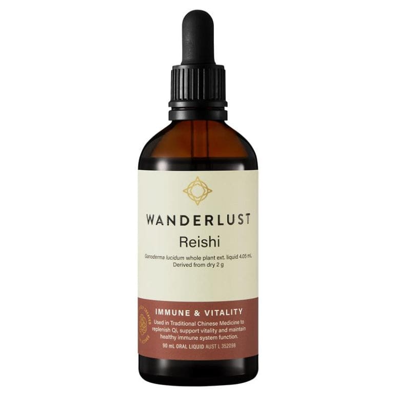 Wanderlust Reishi 90ml front image on Livehealthy HK imported from Australia
