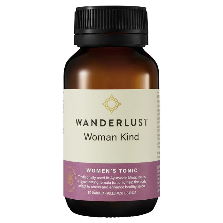 Wanderlust Woman Kind 60 Capsules front image on Livehealthy HK imported from Australia