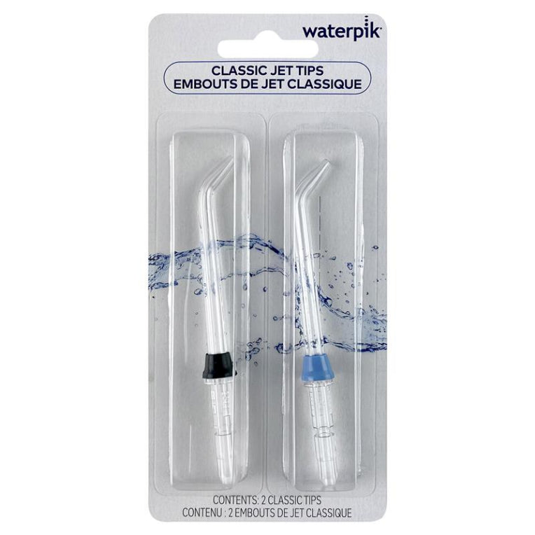 Waterpik Classic Jet Tips 2 Pack front image on Livehealthy HK imported from Australia