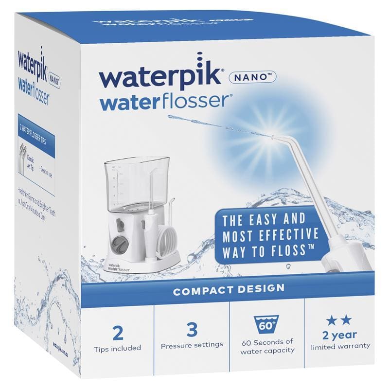 Waterpik Waterflosser Nano front image on Livehealthy HK imported from Australia