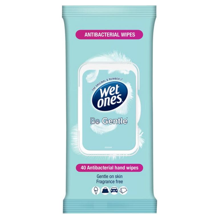 Wet Ones Be Gentle 40 front image on Livehealthy HK imported from Australia