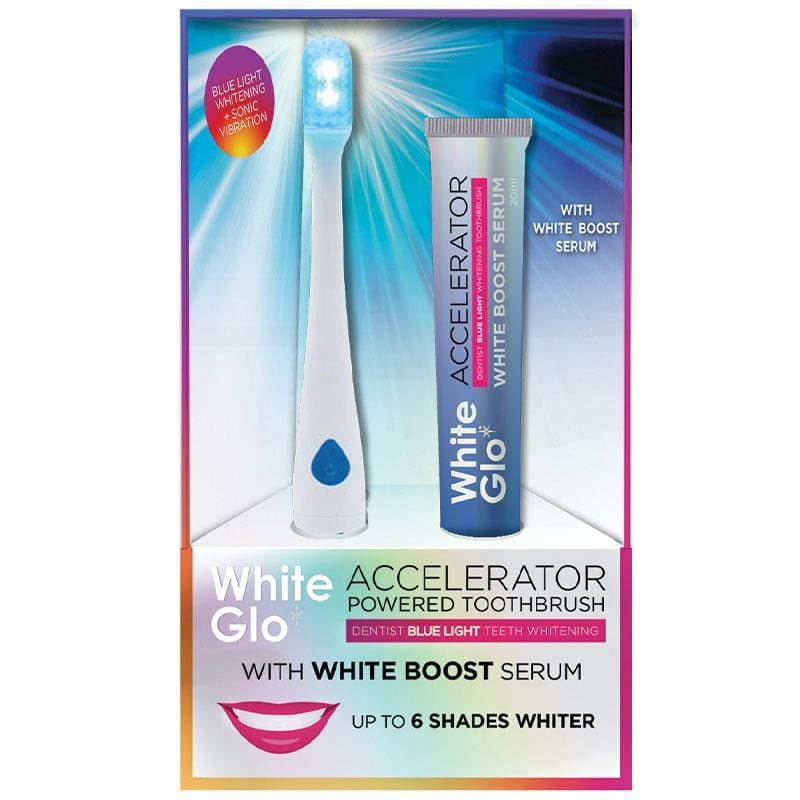 White Glo White Accelerator Blue Light Toothbrush front image on Livehealthy HK imported from Australia