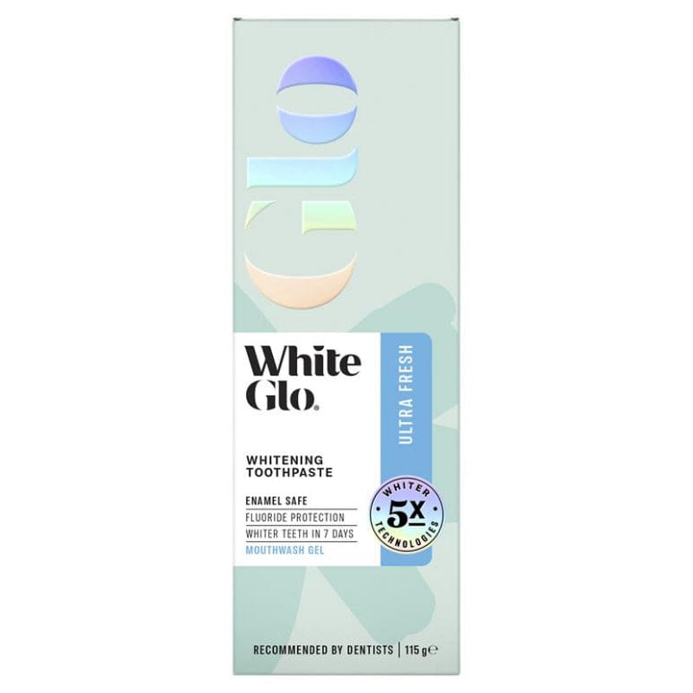 White Glo Ultra Fresh Toothpaste 115g front image on Livehealthy HK imported from Australia