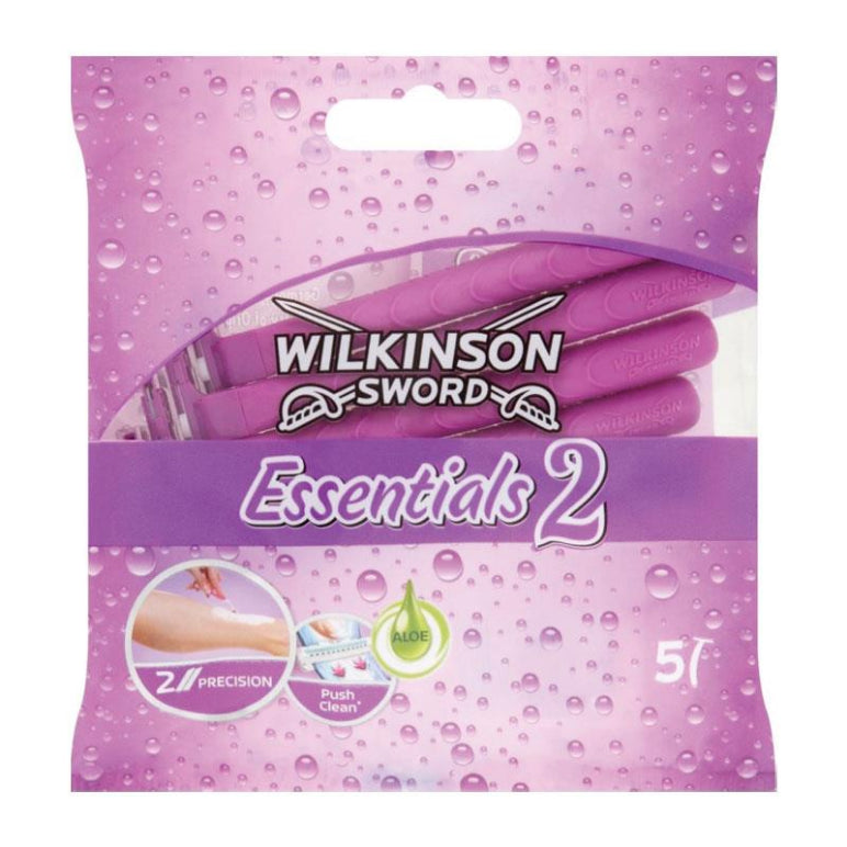 Wilkinson Sword Essentials Aloe 5 Pack front image on Livehealthy HK imported from Australia