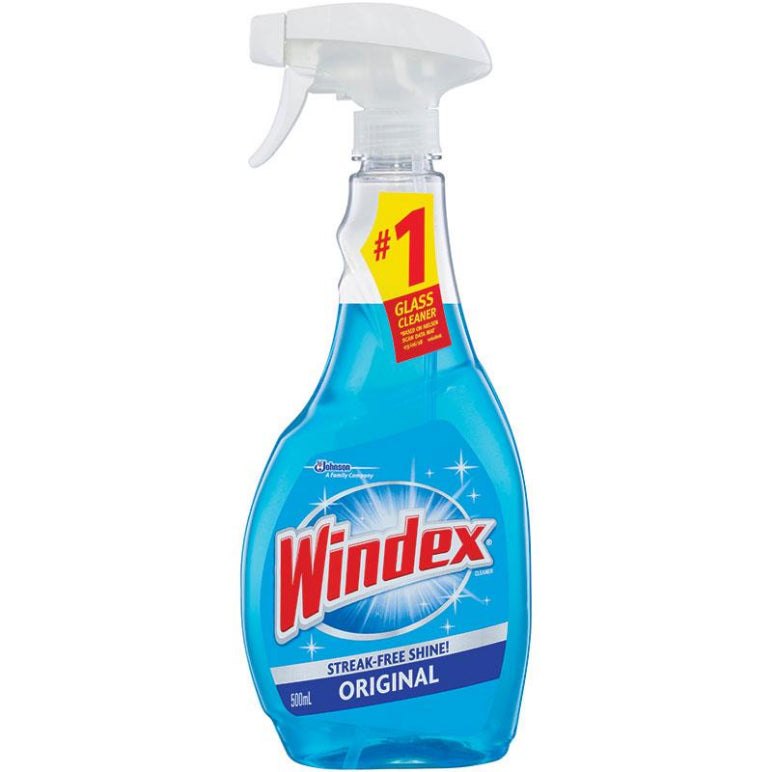 Windex Glass Cleaner 500mL front image on Livehealthy HK imported from Australia