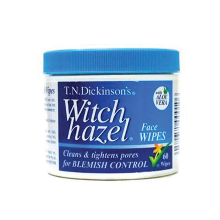 Witch Hazel Face Wipes 60 front image on Livehealthy HK imported from Australia