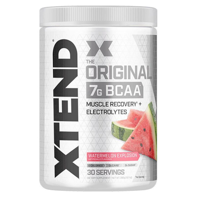 Xtend BCAA Watermelon Explosion 30 Serves front image on Livehealthy HK imported from Australia